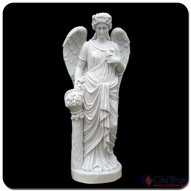 Hand carving stone figure
